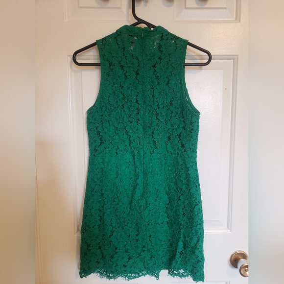 Forever21 green medium lace mini dress - Picture 4 of 4